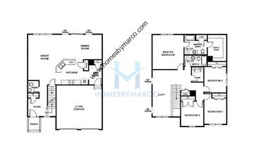 Photos of the Cumberland model in the Regency Estates subdivision in St. Charles, IL