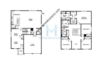 Photos of the Dawson model in the Regency Estates subdivision in St. Charles, IL