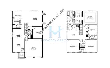 Photos of the Regency model in the Regency Estates subdivision in St. Charles, IL