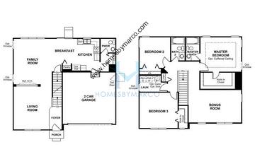 Photos of the Charleston model in the Providence subdivision in Elgin, IL