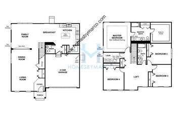 Photos of the Colchester model in the Providence subdivision in Elgin, IL