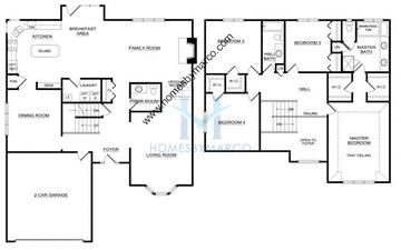 Photos of the Wilshire model in the Armitage Pointe subdivision in Addison, IL