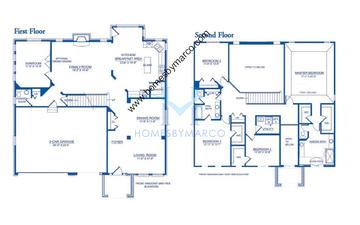 Photos of the Dalton model in the Armitage Pointe subdivision in Addison, IL