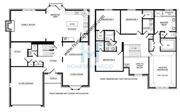 Photos of the Winchester model in the Armitage Pointe subdivision in Addison, IL