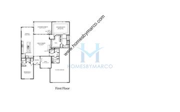 Photos of the Deerfield model in the Grand Dominion subdivision in Mundelein, IL