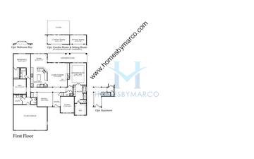 Photos of the Rosemor model in the Grand Dominion subdivision in Mundelein, IL
