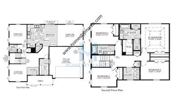 Photos of the Safford model in the Sandy Creek subdivision in Elgin, IL