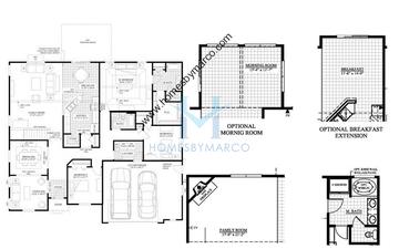 Photos of the Carlyle model in the Sandy Creek subdivision in Elgin, IL