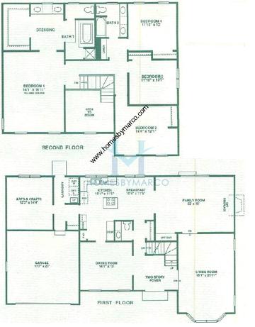 Photos of the Bordeaux model in the Pinewood Creek subdivision in Grayslake, IL