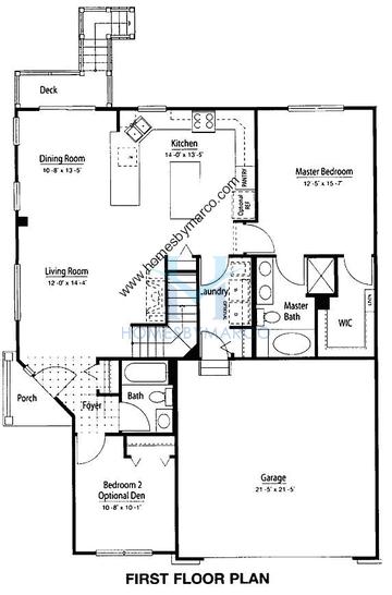 Photos of the Columbia model in the Remington Ridge subdivision in Streamwood, IL