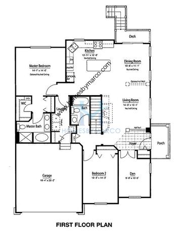 Photos of the Highland model in the Remington Ridge subdivision in Streamwood, IL