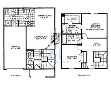 Photos of the Bentley model in the Woodlake subdivision in Naperville, IL