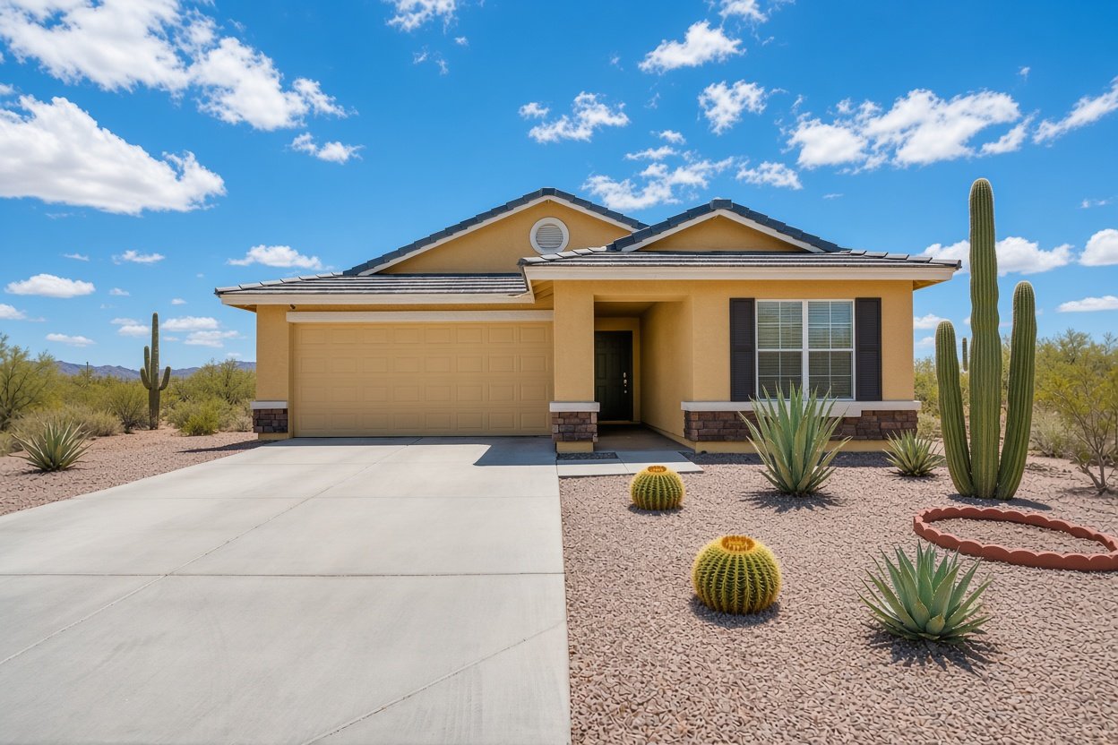 1655 model in Hatfield Ranch, Tolleson, AZ, built by Providence Homes