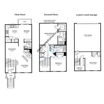 Photos of the Berkshire model in the Village Station subdivision in Grayslake, IL