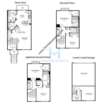 Photos of the Annapolis model in the Village Station subdivision in Grayslake, IL