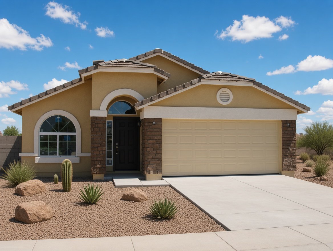 1750 model in Hatfield Ranch, Tolleson, AZ, built by Providence Homes