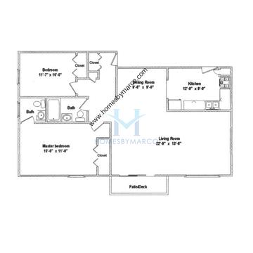 Photos of the Winston model in the Park Willow subdivision in Clarendon Hills, IL
