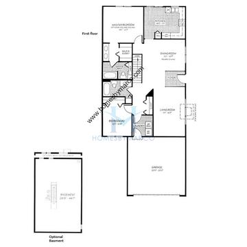 Photos of the Ash model in the Bristol Park subdivision in Tinley Park, IL