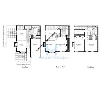 Photos of the Porter model in the River Bend subdivision in Naperville, IL