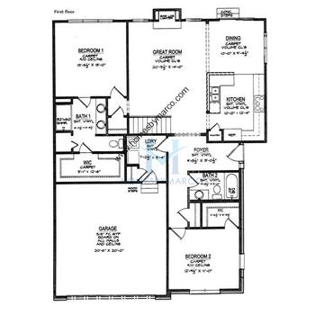 Photos of the Bentley model in the Somonauk Garden subdivision in Sycamore, IL
