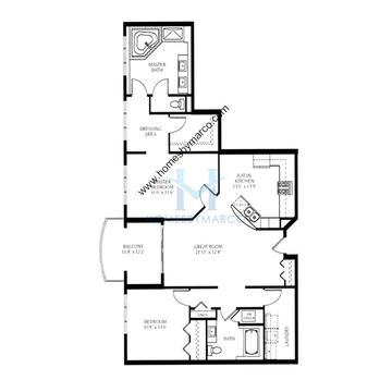 Photos of the Unit D model in the The Providence subdivision in Palatine, IL