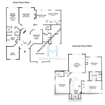 Photos of the Byberry model in the Estates at Inverness Ridge subdivision in Inverness, IL
