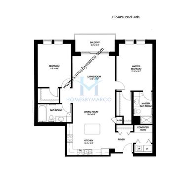 Photos of the Evergreen model in the The Preserve subdivision in Palatine, IL