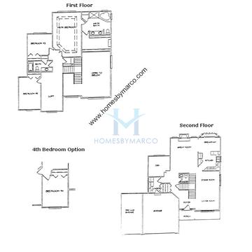 Photos of the Rockbridge model in the Riverbend West subdivision in Belvidere, IL