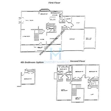 Photos of the Newport B model in the Riverbend West subdivision in Belvidere, IL