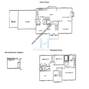 Photos of the Miller model in the Riverbend West subdivision in Belvidere, IL