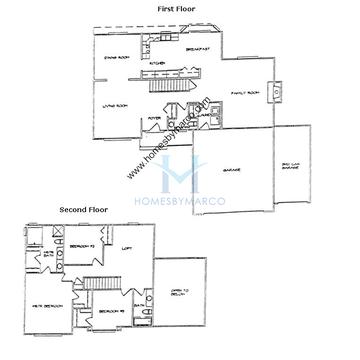 Photos of the Easton-A model in the Riverbend West subdivision in Belvidere, IL
