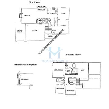 Photos of the Brook-A model in the Riverbend West subdivision in Belvidere, IL