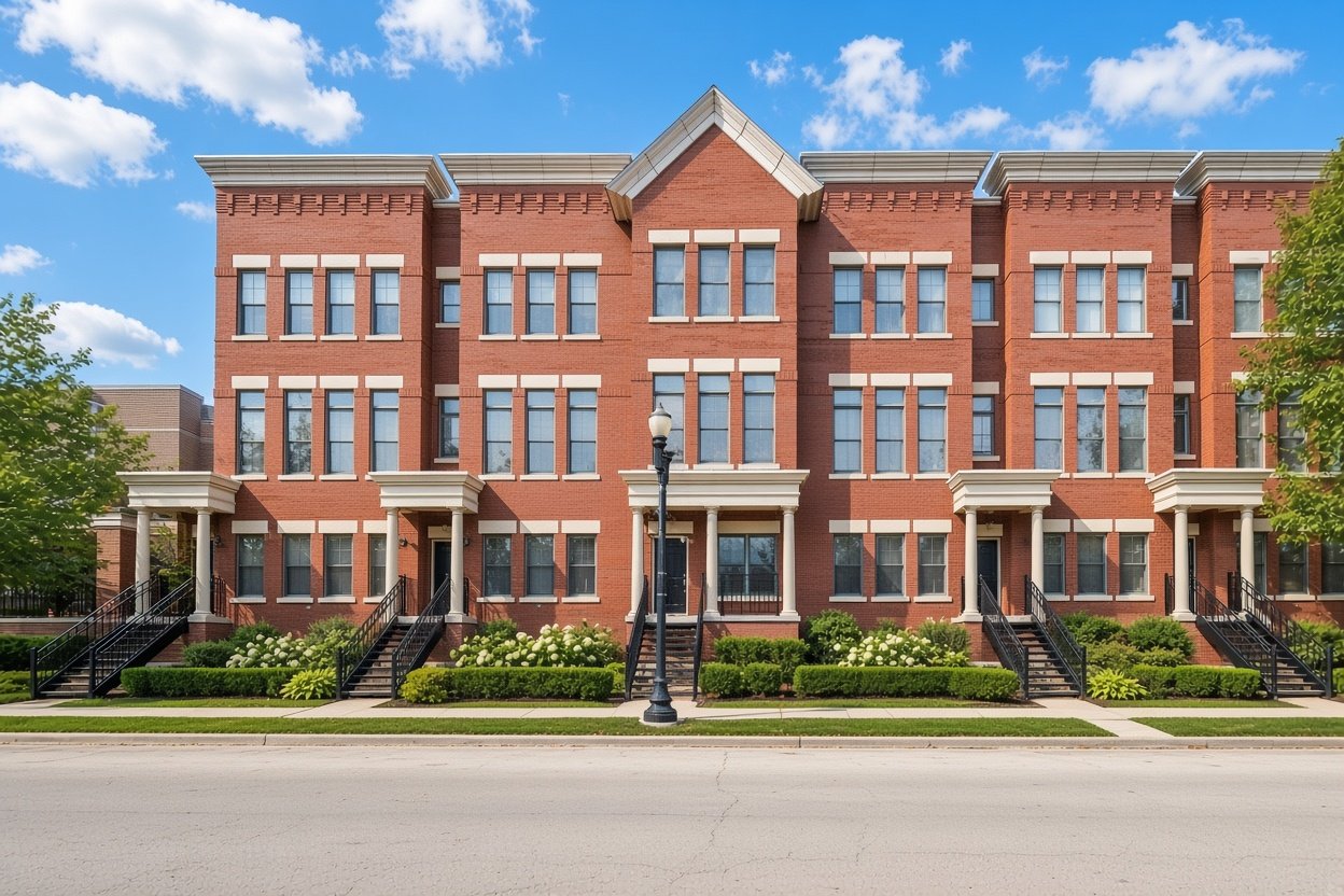 Brookstone model in River Park Place, Elgin, IL, built by River Park Place