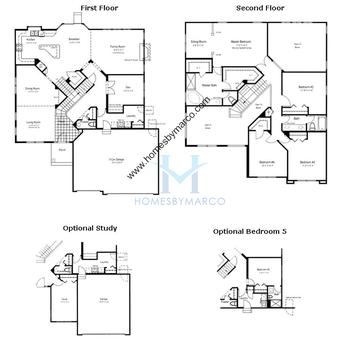 Photos of the Savannah model in the Remington Grove subdivision in Johnsburg, IL