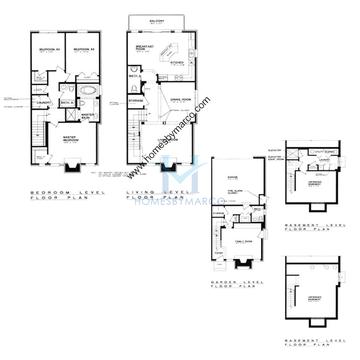 Photos of the Unit-E1 model in the Naperville Station subdivision in Naperville, IL