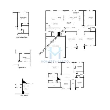 Photos of the Birmingham model in the Hampton Reserve subdivision in Mundelein, IL