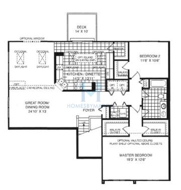 Foxfield model in Grand Pointe Trails, Aurora, IL, built by Grand Pointe Homes
