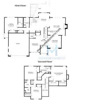 Photos of the Wellington model in the Forest Ridge subdivision in Spring Grove, IL