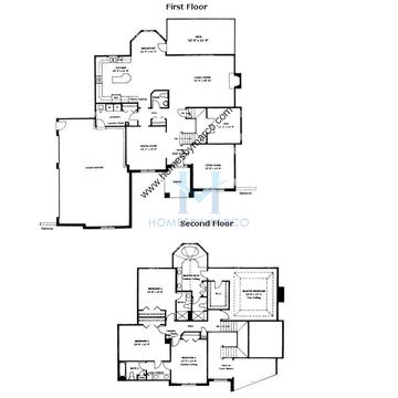 Photos of the Manning II model in the Forest Ridge subdivision in Spring Grove, IL