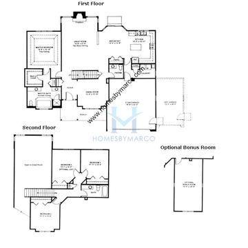 Photos of the Dover model in the Forest Ridge subdivision in Spring Grove, IL