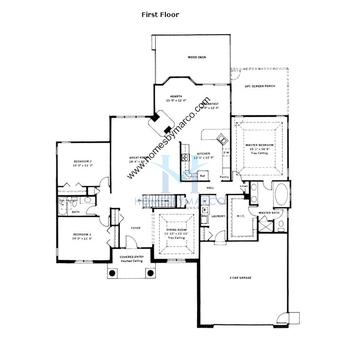 Photos of the Bel Aire II model in the Forest Ridge subdivision in Spring Grove, IL