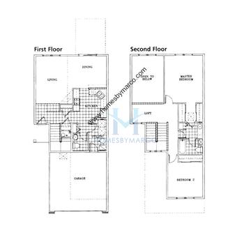 Photos of the Birdstone model in the Churchill Club subdivision in Oswego, IL