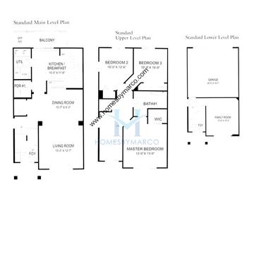 Photos of the Plan-714-Hanbury model in the Concord Village subdivision in Lake Zurich, IL