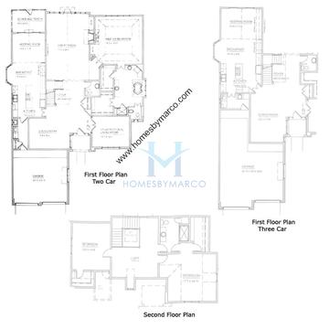 Photos of the Versailles model in the Forest Gate subdivision in Oak Brook, IL