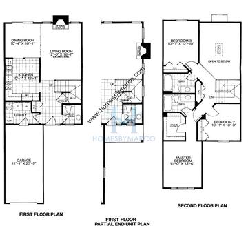 Photos of the Periwinkle model in the Wildwood Glen subdivision in Glendale Heights, IL