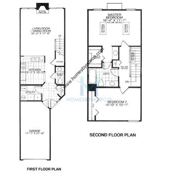 Photos of the Aster model in the Wildwood Glen subdivision in Glendale Heights, IL