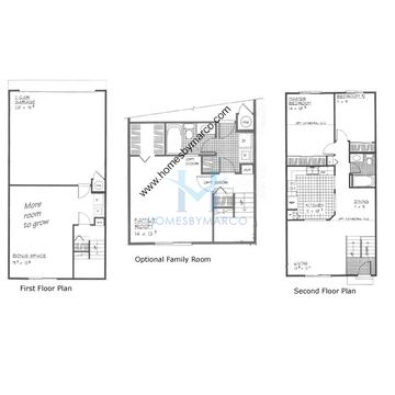 Photos of the Evening Star model in the Summerwind subdivision in North Aurora, IL