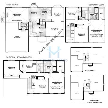 Photos of the Merevale model in the Windsor Pointe subdivision in Sugar Grove, IL