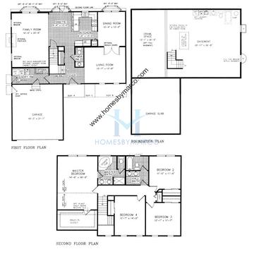 Photos of the Westbrook model in the Wesmere subdivision in Plainfield, IL