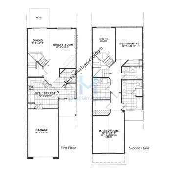 Photos of the Alcott model in the Autumn Lakes subdivision in Aurora, IL